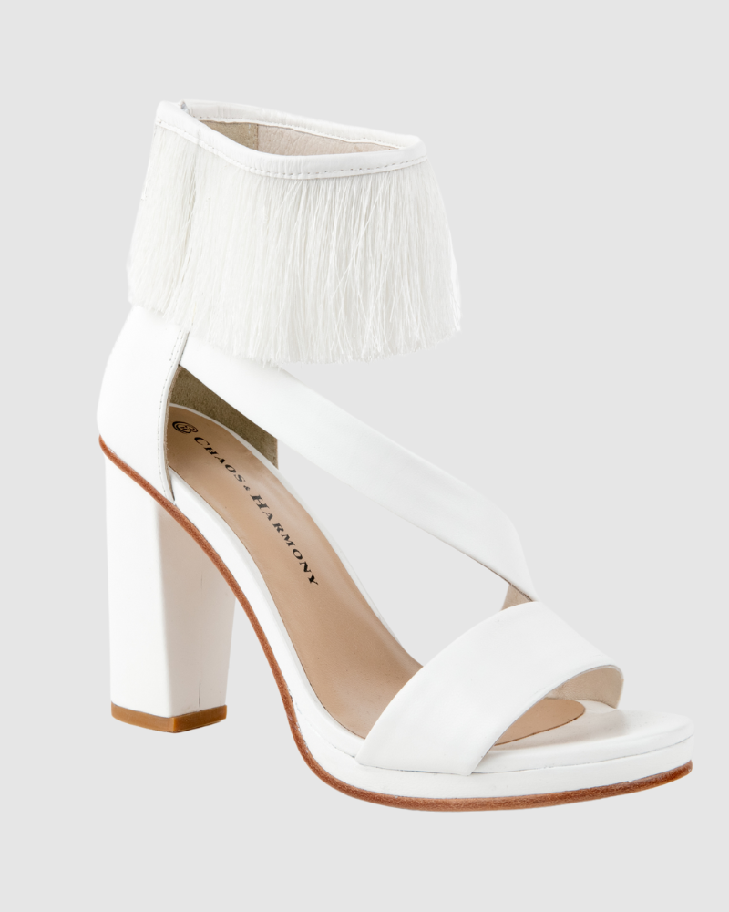 Charm High Heel - Snow - Premium Heel from Chaos & Harmony Bridal - Just $179! Shop now at Chaos & Harmony