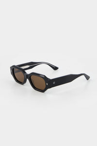 Blake Sunglasses / Black with Brown Gradient