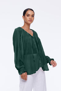 Ruthie Blouse - Emerald