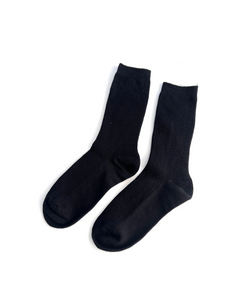 Cotton Socks Long - Black - Premium Unclassified from 0 - Just $21.0! Shop now at Chaos & Harmony