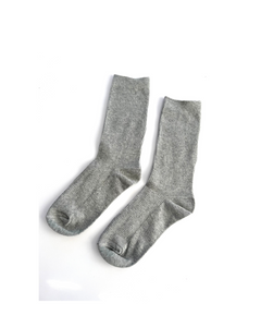 Cotton Socks Long - Silver - Premium Unclassified from 0 - Just $21.0! Shop now at Chaos & Harmony