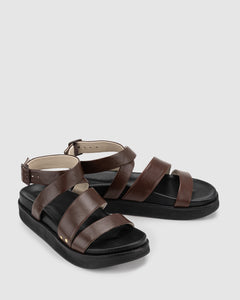 Evolve Sandal - Cognac - Premium SANDAL from Chaos & Harmony - Just $329! Shop now at Chaos & Harmony